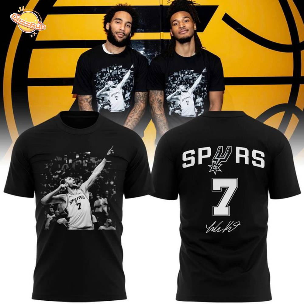 2025 Limited edition t-shirt "Luke Kornet" San Antonio Spurs for fans 2025 Limited edition t-shirt "Luke Kornet" San Antonio Spurs for fans