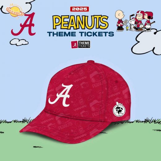 Alabama Crimson Tide x 75th Anniversary Of Peanuts 2025 Hoodie