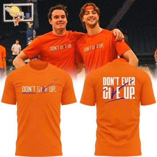 Clemson Basketball “Don’t give up, don’t ever give up” TShirt.
