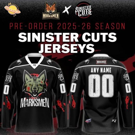 Fayetteville Marksmen ”Sinister Cuts” Limited Jersey 2025 Fayetteville Marksmen ”Sinister Cuts” Limited Jersey 2025