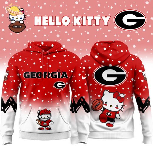 Georgia Bulldogs x Hello Kitty 2025 Special Edition Hoodie Georgia Bulldogs x Hello Kitty 2025 Special Edition Hoodie