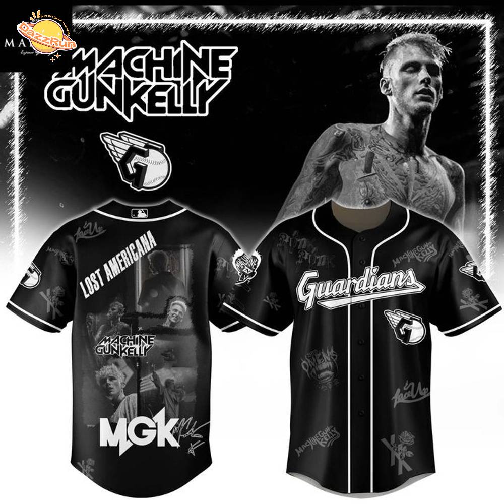 Limited edition mgk x Cleveland Guardians Jerseys Limited edition mgk x Cleveland Guardians Jerseys