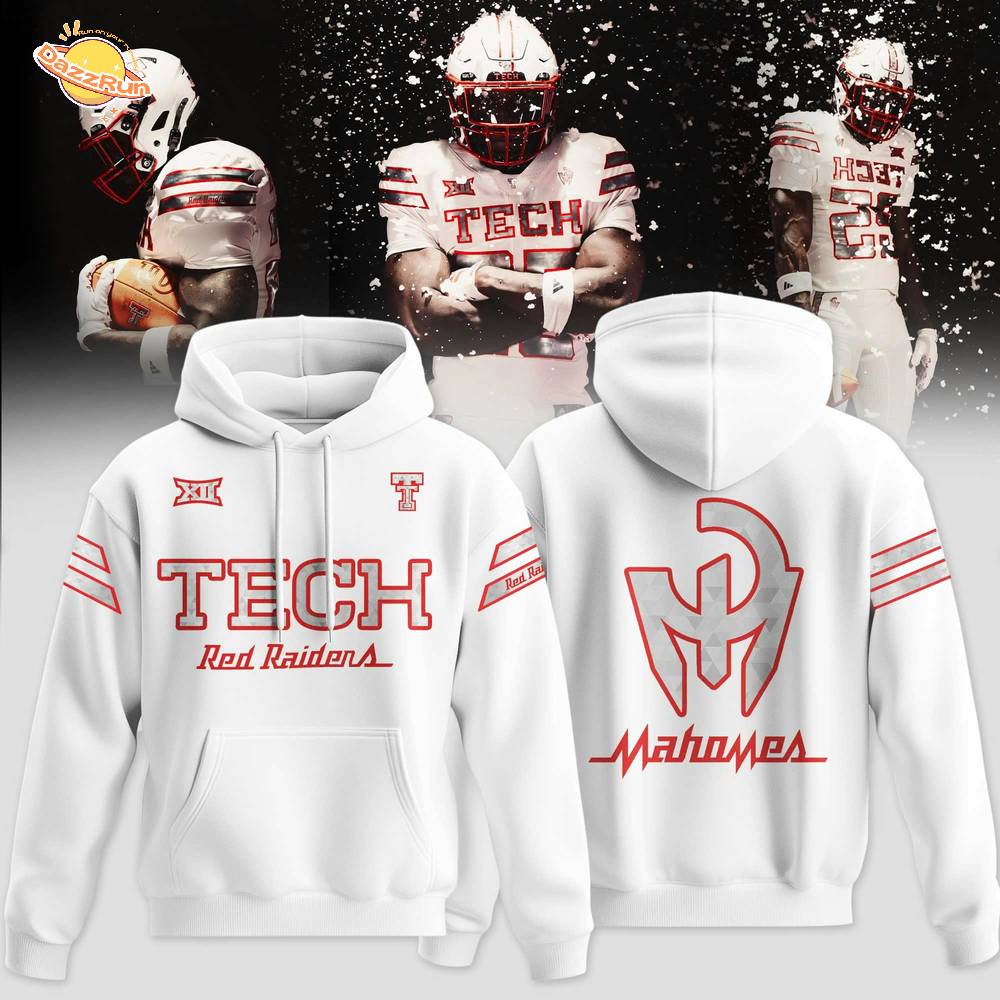 Texas Tech 2025 Mahomes “Galvanized Iced” Limited Hoodie Texas Tech 2025 Mahomes “Galvanized Iced” Limited Hoodie