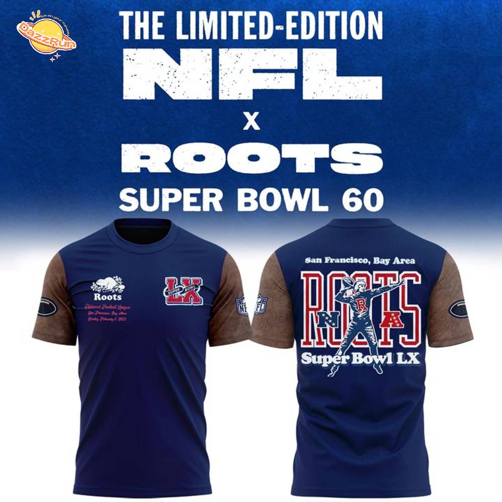 The NFL Canada x Roots collection 2025 New T-shirt The NFL Canada x Roots collection 2025 New T-shirt