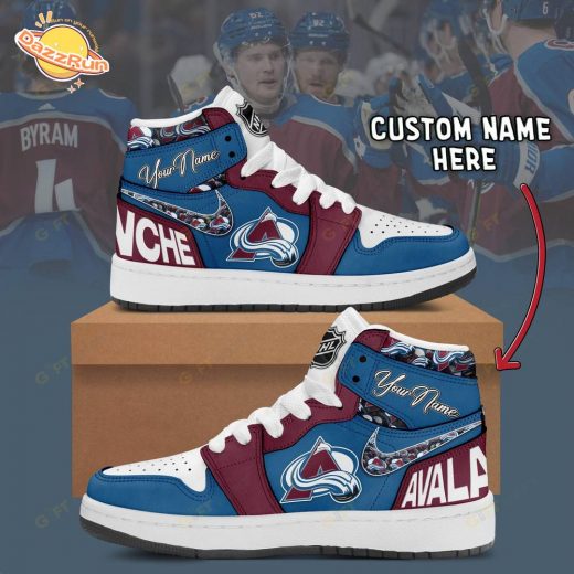 Custom Colorado Avalanche Air Jordan 1 – Personalized Sneakers