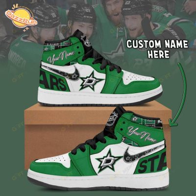 Dallas Stars Air Jordan 1 – Personalized Sports Shoes