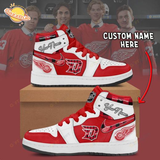 Detroit Red Wings Air Jordan 1 – Personalized Sports Shoes