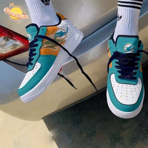 Miami Dolphins Air Force 1 Shoes