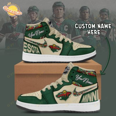 Minnesota Wild Air Jordan 1 – Custom Sports Sneakers