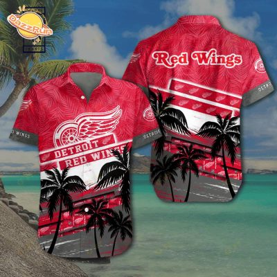 NHL Detroit Red Wings Hawaiian Shirt