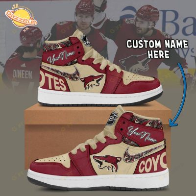 Personalized Arizona Coyotes Air Jordan 1 – Exclusive Athletic Sneakers