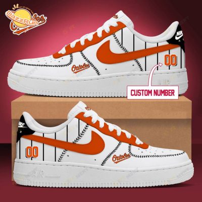 Personalized Baltimore Orioles Air Force 1 Sneakers