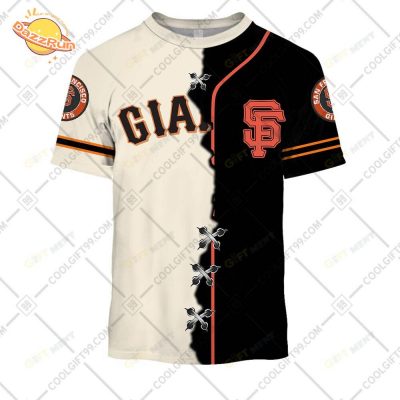 Personalized MLB San Francisco Giants Custom Mix Jersey T-Shirt