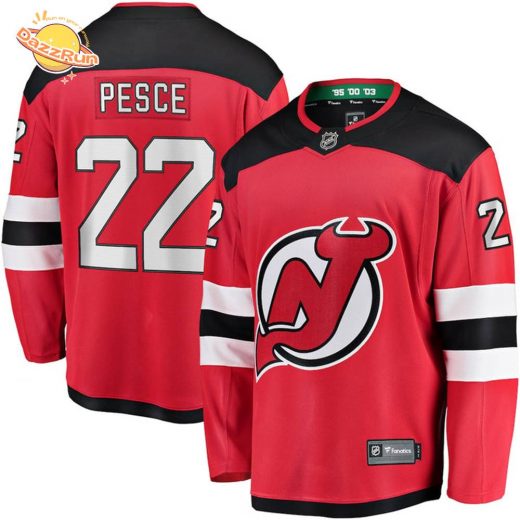 Brett Pesce New Jersey Devils Breakaway Home Jersey – NHL Fanatics