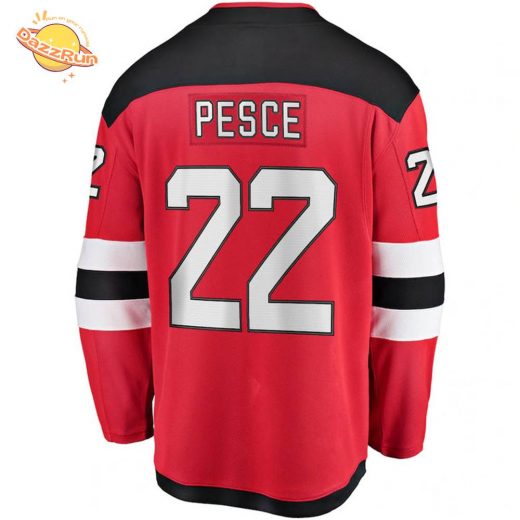 Brett Pesce New Jersey Devils Breakaway Home Jersey – NHL Fanatics