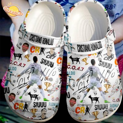 Cristiano Ronaldo CR7 Custom Clogs – Versatile Crocband Style for All