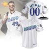 Men’s Arizona Diamondbacks Nike White Home Limited Custom Jersey