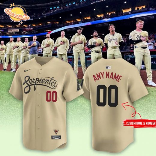 Custom Men’s Arizona Diamondbacks Nike Sand City Connect Limited Jersey