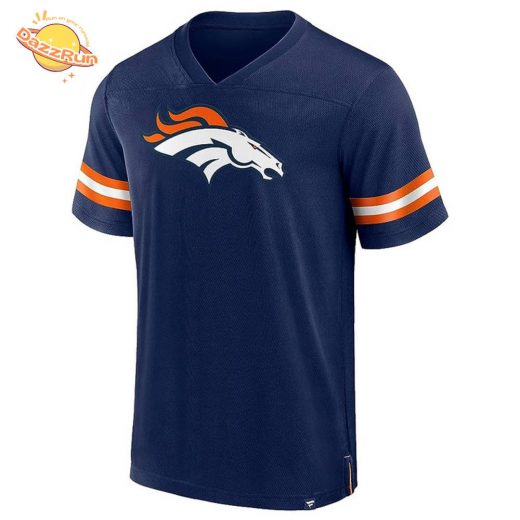 Denver Broncos NFL Hashmark V-Neck Short Sleeve Jersey