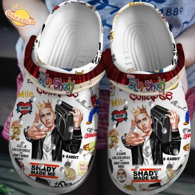 Eminem Inspired High-End Clogs Sandals – Custom Design Available