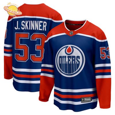 Jeff Skinner Edmonton Oilers Breakaway Royal Home Jersey – NHL Fanatics