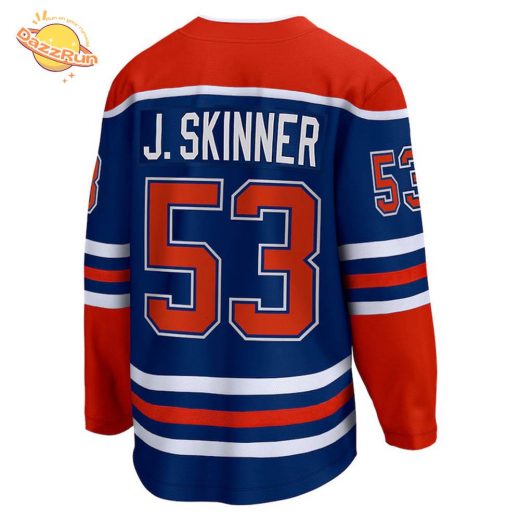 Jeff Skinner Edmonton Oilers Breakaway Royal Home Jersey – NHL Fanatics