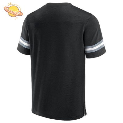 Las Vegas Raiders NFL Hashmark V-Neck Short Sleeve Jersey – Vendor