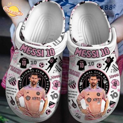 Lionel Messi Comfort Clogs – Crocband Style Shoes for Men & Women