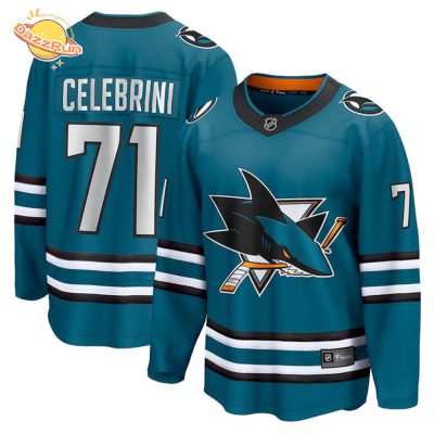 Macklin Celebrini San Jose Sharks Breakaway Home Jersey – NHL Fanatics