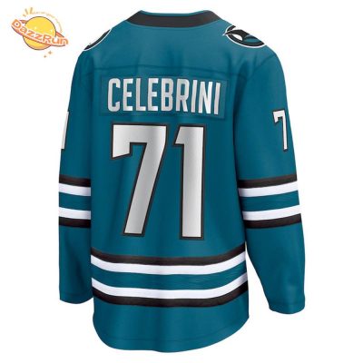 Macklin Celebrini San Jose Sharks Breakaway Home Jersey – NHL Fanatics