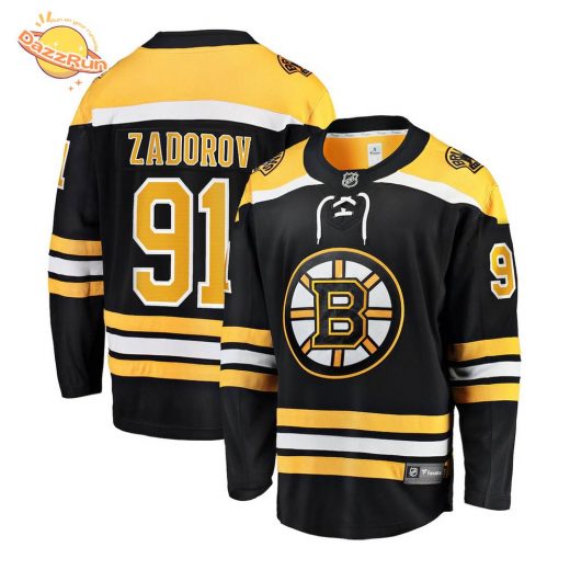 Nikita Zadorov Boston Bruins Breakaway Home Jersey – NHL Fanatics