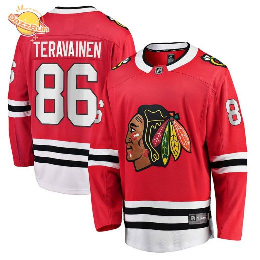 Teuvo Teräväinen Chicago Blackhawks Breakaway Home Jersey – NHL Fanatics