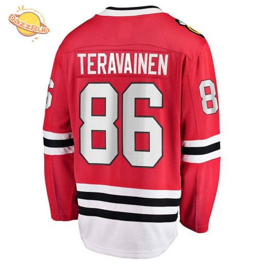 Teuvo Teräväinen Chicago Blackhawks Breakaway Home Jersey – NHL Fanatics