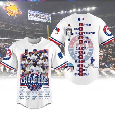 Texas Rangers Champion Jersey