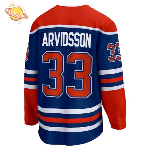 Viktor Arvidsson Edmonton Oilers Breakaway Royal Home Jersey – NHL Fanatics