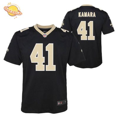 Youth Alvin Kamara New Orleans Saints NFL Nike Game Team Jersey