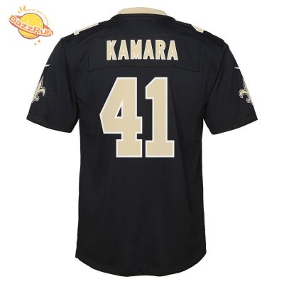 Youth Alvin Kamara New Orleans Saints NFL Nike Game Team Jersey