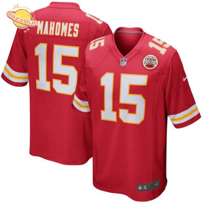 Youth Patrick Mahomes Kansas City Chiefs NFL Nike Game Team Jersey