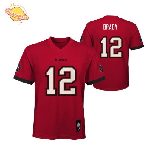 Youth Tom Brady Tampa Bay Buccaneers NFL Nike Game Team Jersey