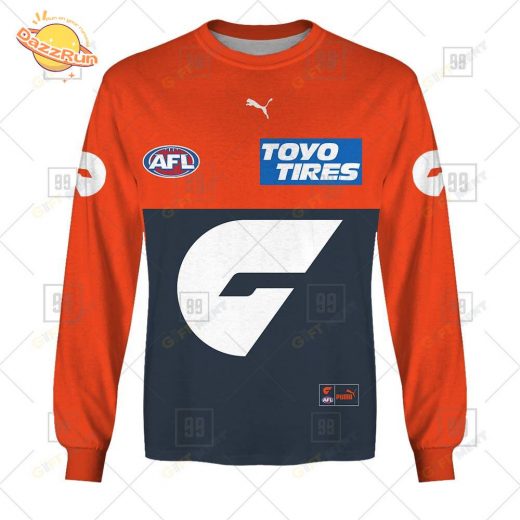 Custom 2023 AFL Greater Western Sydney Giants Jersey