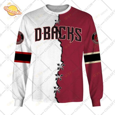 Custom Arizona Diamondbacks MLB Mix Jersey Sweatshirt