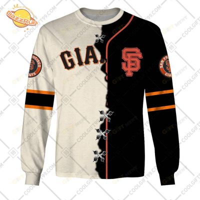 Custom San Francisco Giants MLB Mix Jersey Sweatshirt