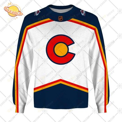 Personalized Colorado Avalanche Reverse Retro NHL Jersey