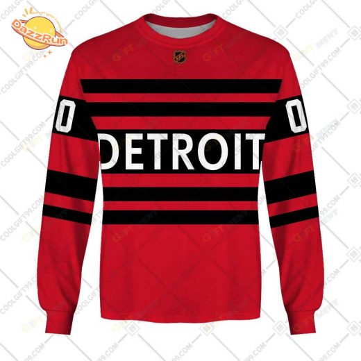 Personalized Detroit Red Wings Reverse Retro NHL Jersey