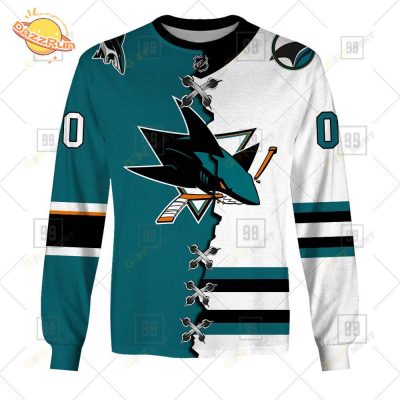 Personalized San Jose Sharks NHL Mix Jersey