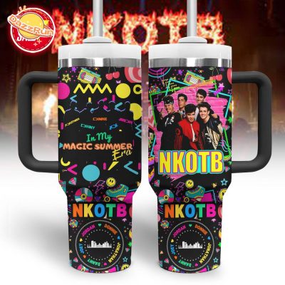 NKOTB Custom 40Oz Stainless Steel Tumbler with Handle