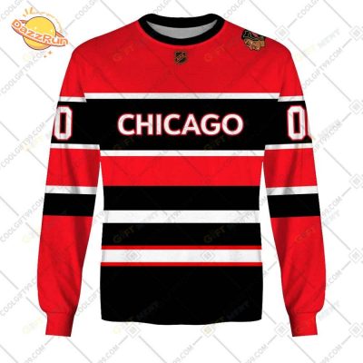 Personalized Chicago Blackhawks Reverse Retro Jersey