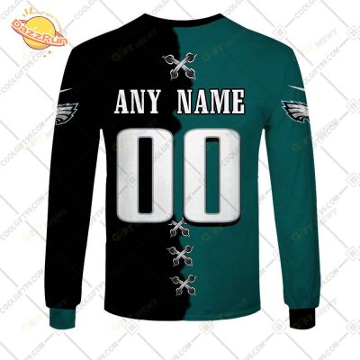 Philadelphia Eagles Custom Mix Jersey