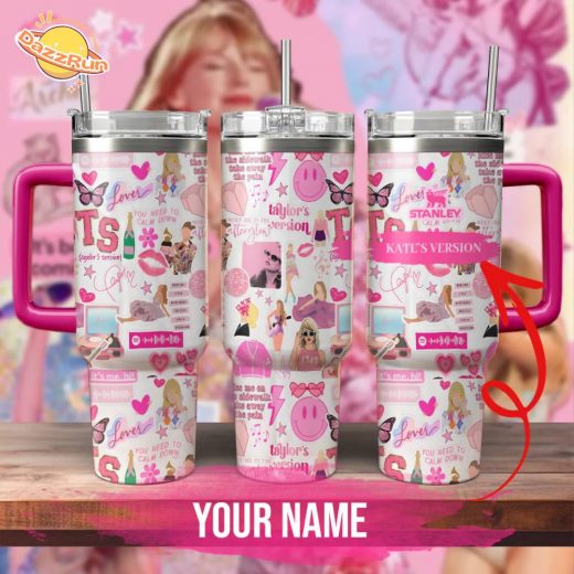 Taylor Swift Custom 40Oz Tumbler with Handle