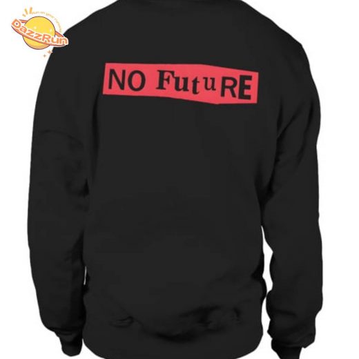 Unisex No Future Sweatshirt – Double-Sided